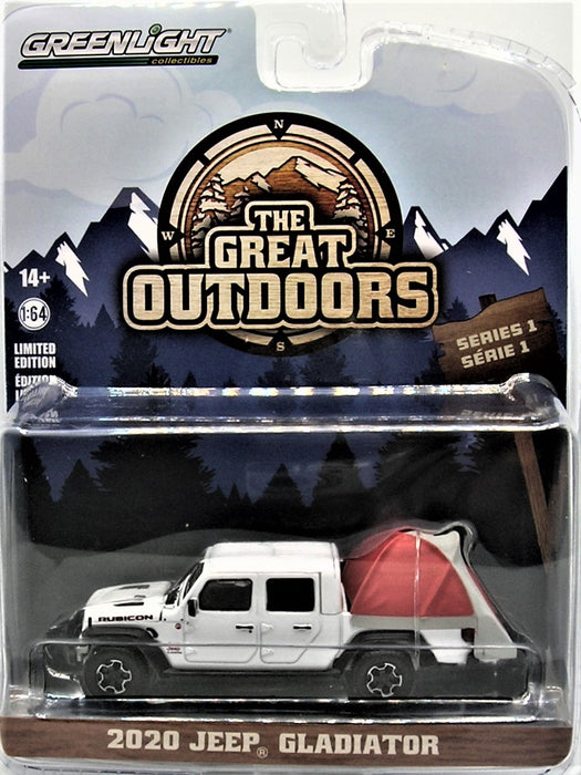 1/64 2020 JEEP GLADIATOR GREAT OUTDOORS SERIES 1 GREENLIGHT TOY