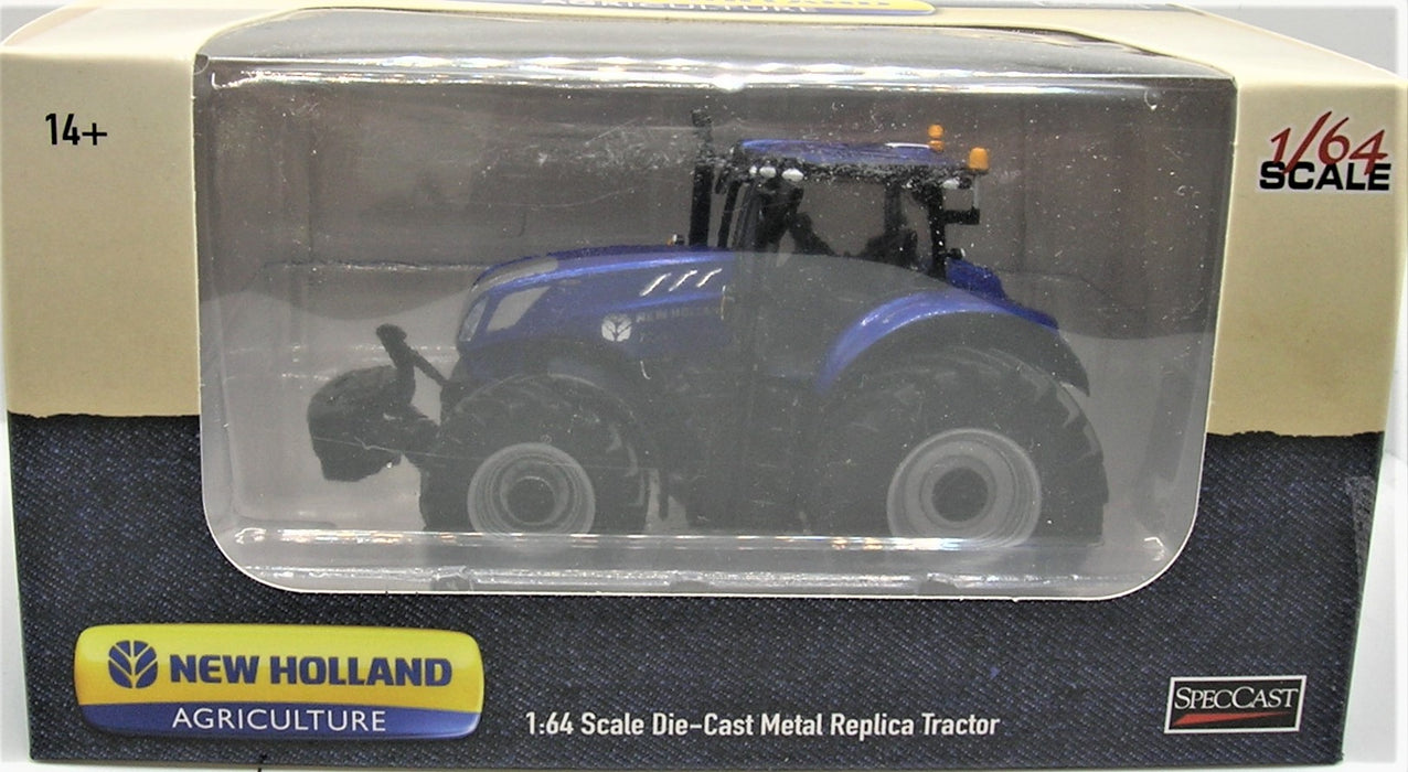 1/64 FORD NEW HOLLAND T7.315 BLUE POWER TRACTOR SPEC CAST TOY ***RETIRED***