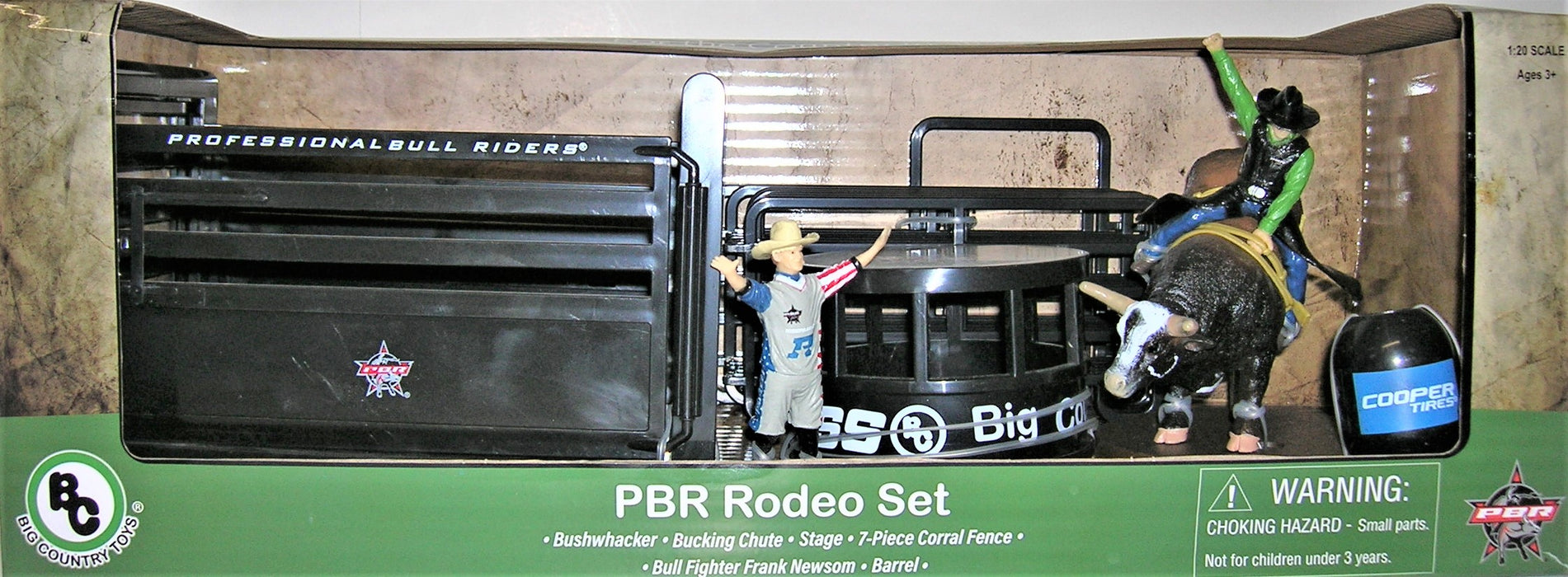 1/20 BIG COUNTRY TOY PBR RODEO SET