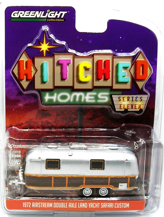 1/64 GREENLIGHT TOY 1972 AIRSTREAM HITCHED HOMES SERIES 11