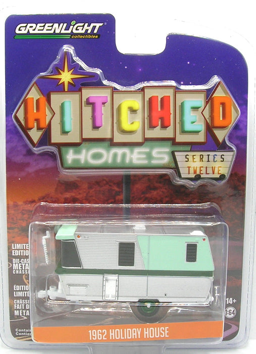 1/64 GREENLIGHT TOY 1962 HOLIDAY HOUSE HITCHED HOMES SERIES 12