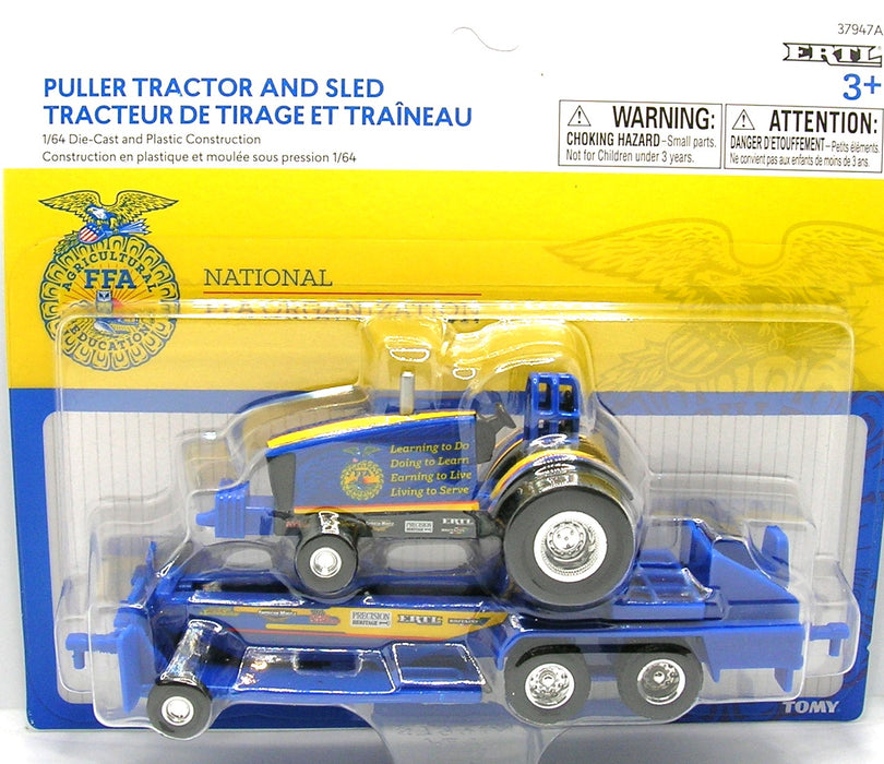 1/64 FFA TRACTOR AND SLED LEARNING TO DO DOING TO LEARN