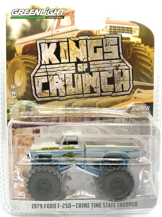 1/64 GREENLIGHT TOY 1979 FORD F250 STATE TROOPER KINGS OF CRUNCH SERIES 11