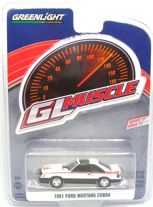 1/64 GREENLIGHT TOY 1981 FORD MUSTANG COBRA1 GL MUSCLE SERIES27