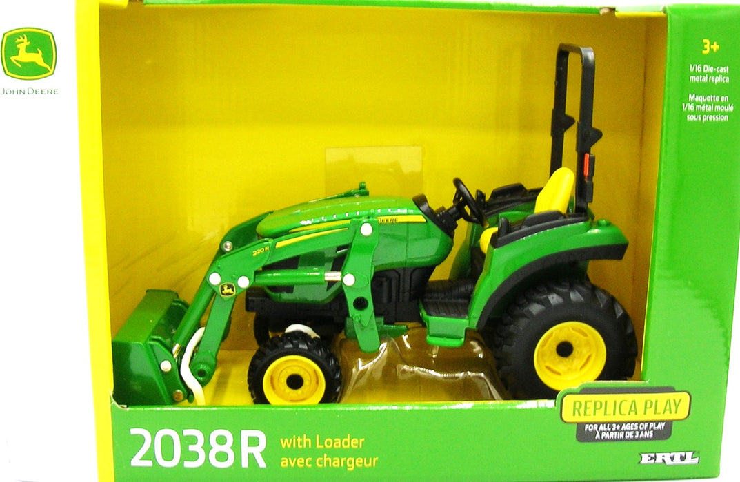 1 16 Ertl Toy John Deere 2038r Tractor