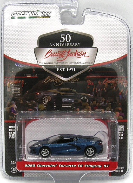 1/64 GREENLIGHT TOY 2020 CHEVROLET CORVETTE C8 BARRETT JACKSON SERIES 11