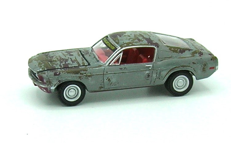1:64 GREENLIGHT TOY 1968 FORD MUSTANG WEATHERED NEW NO BOX