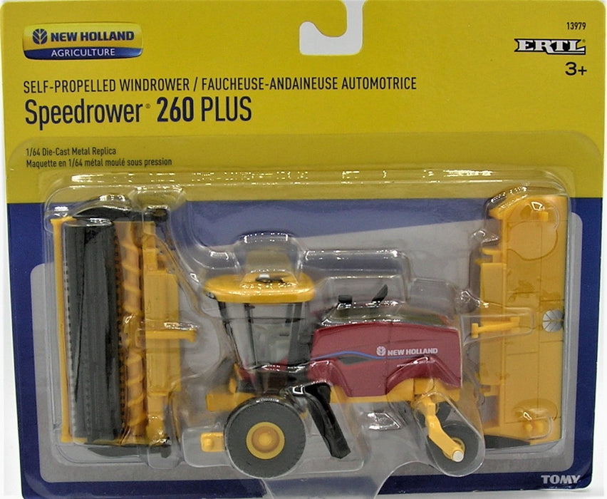 1/64 ERTL TOY NEW HOLLAND WINDROWER 260 PLUS