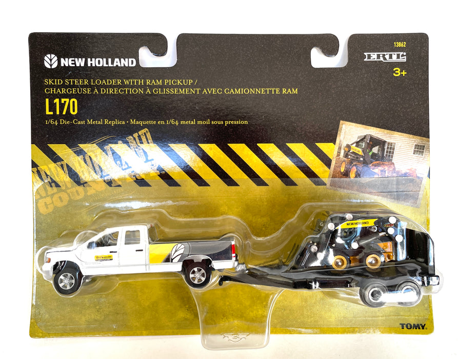 1/64 New Holland DODGE Ram Pickup w/Skidsteer ***RETIRED***