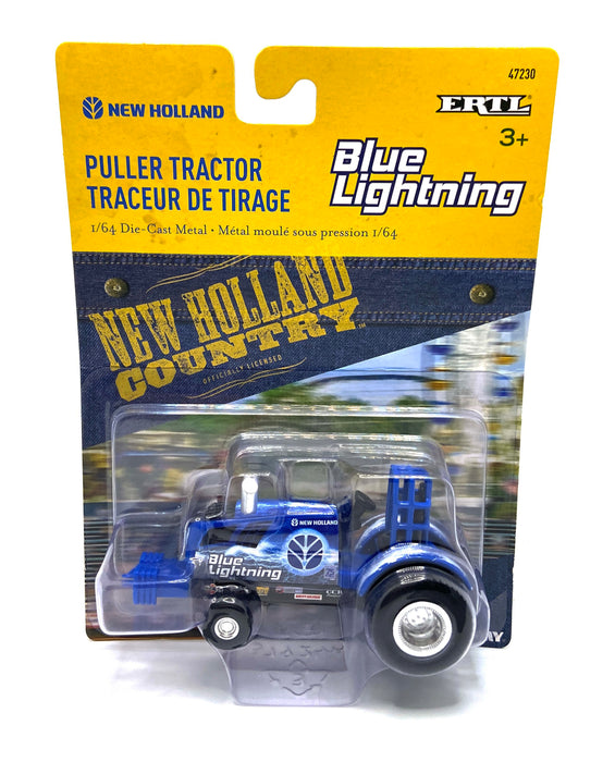 1/64 NEW HOLLAND BLUE LIGHTNING PULLER TRACTOR ERTL TOY ***RETIRED****