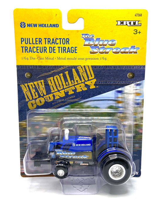 1/64 NEW HOLLAND BLUE STREAK PULLER TRACTOR ERTL TOY